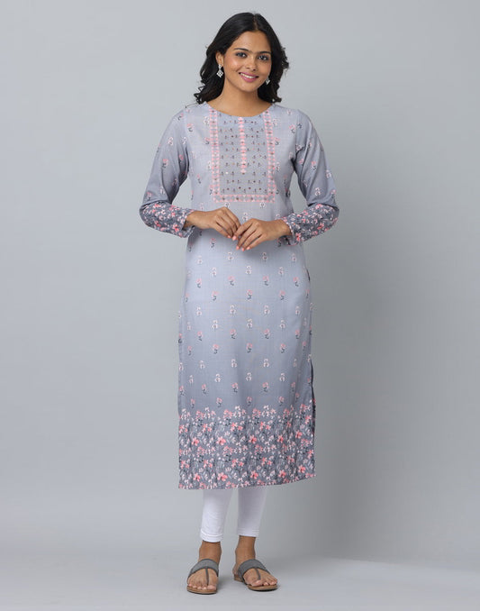 Floral Printed Kurta