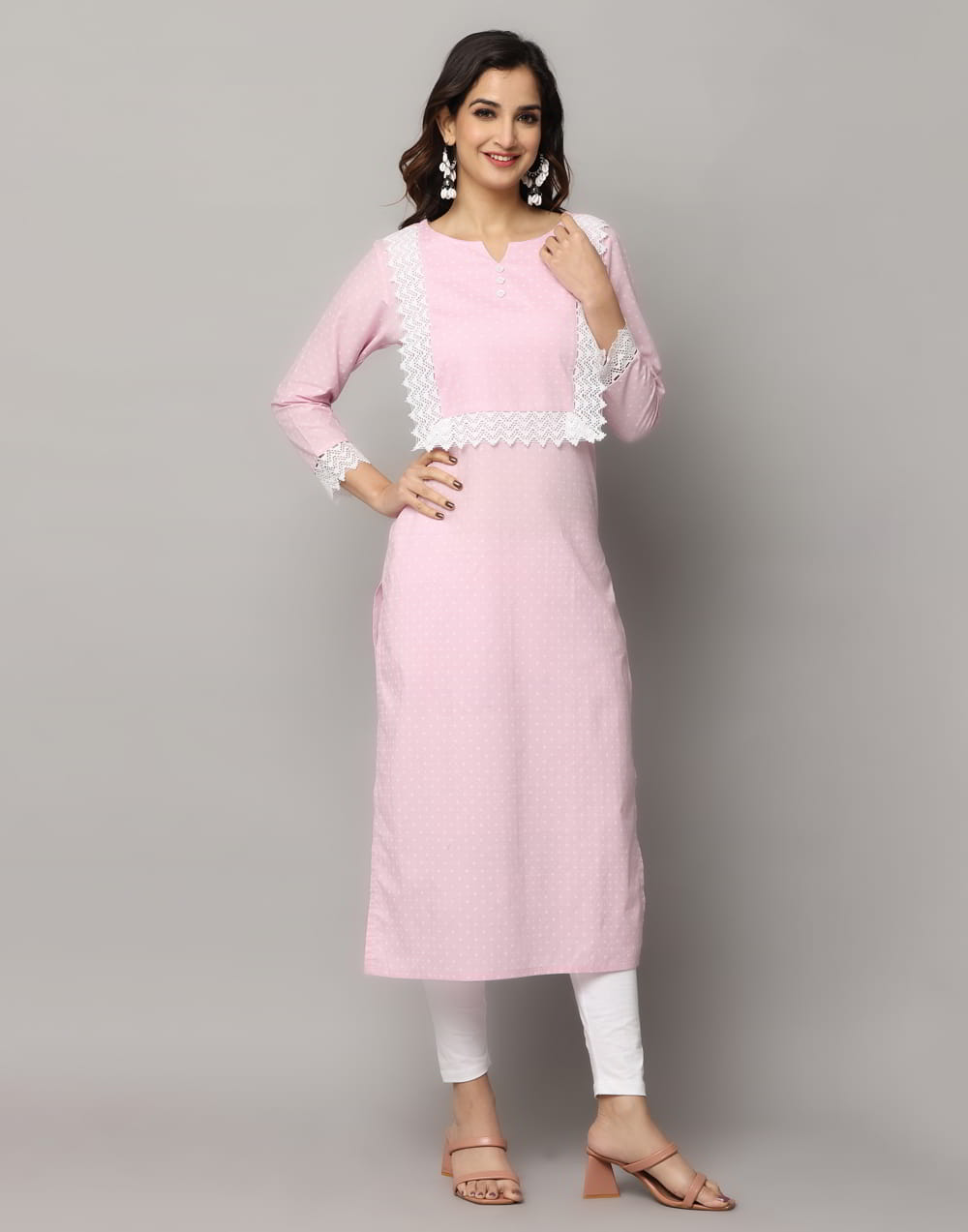 Floral Straight Cut Kurta