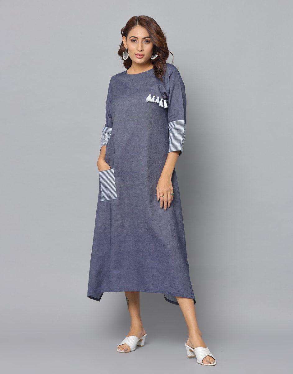 A-Line Slim Fit Kurthi Dress