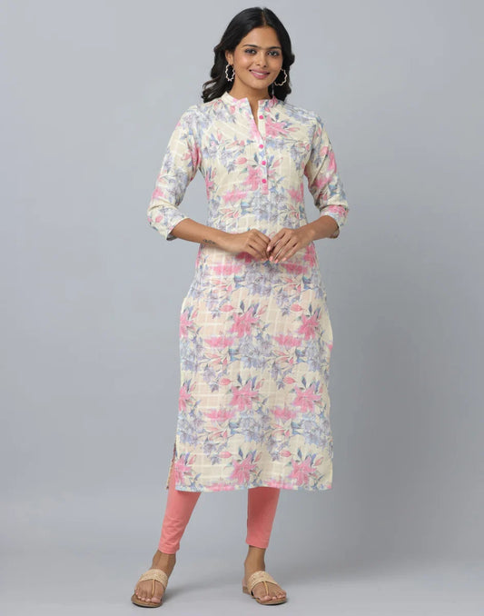 3/4 Sleeve Kurta