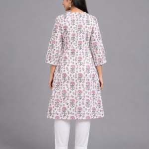 Blush Buti Cotton Kurta Set